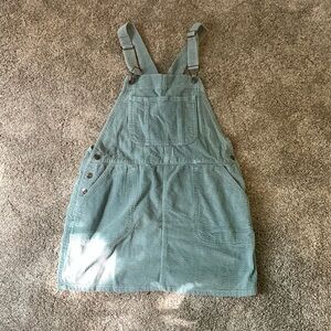 Teal Overall Dress